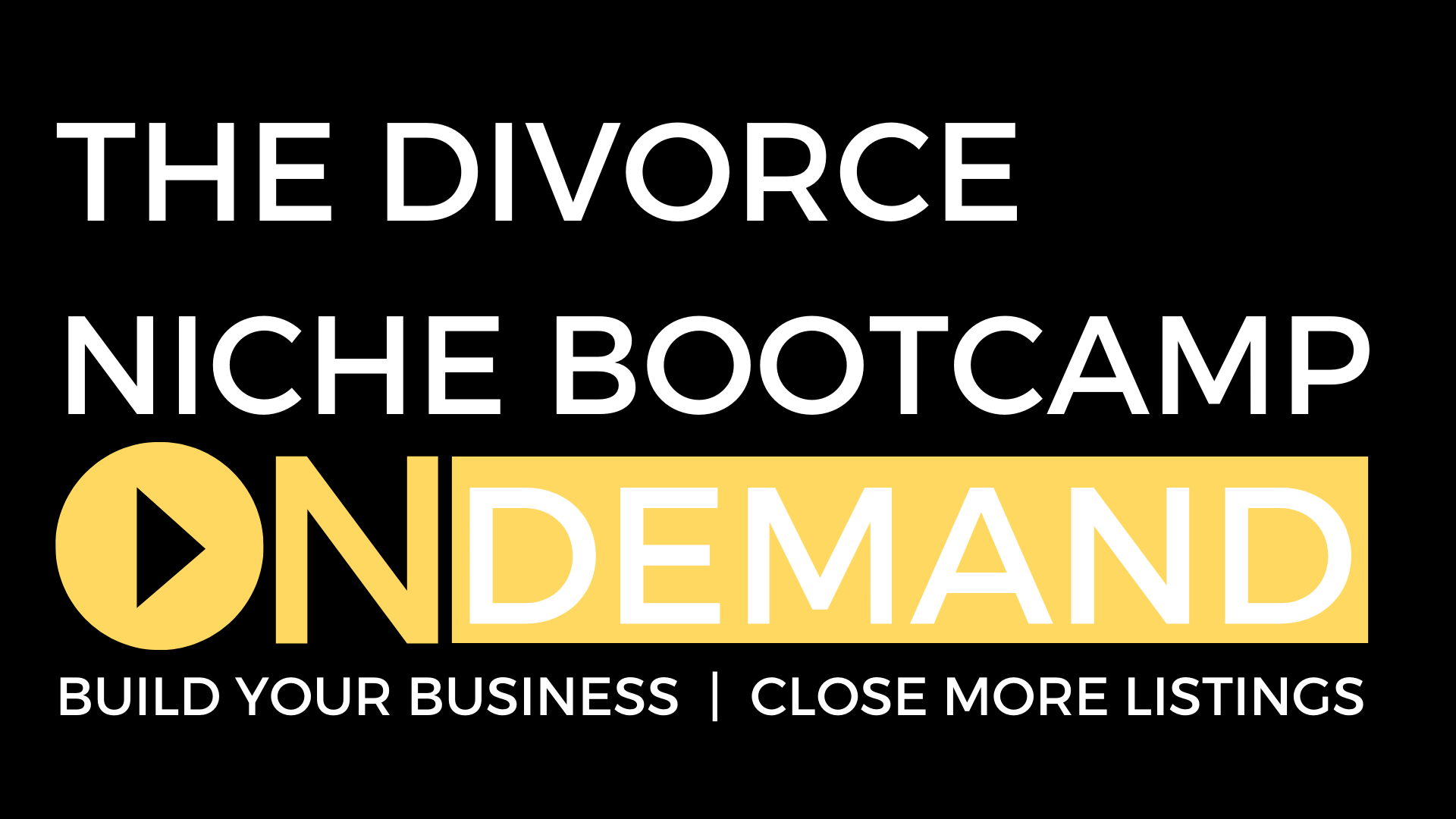 The Divorce Niche Bootcamp logo